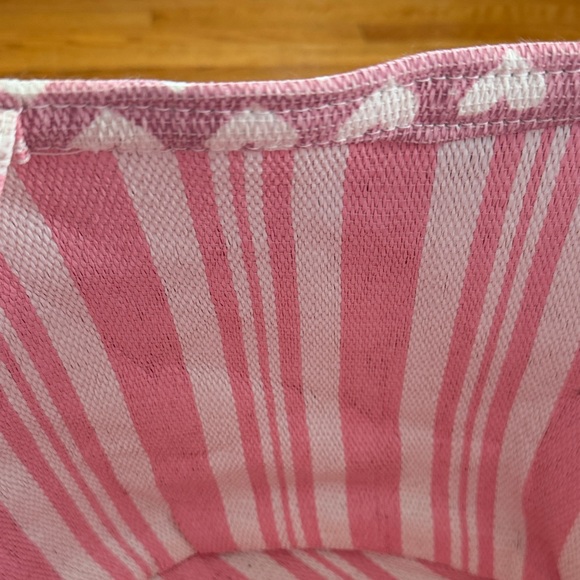Pink Heart Patterned Storage Basket TM Designs NWT NEW - Picture 6 of 8